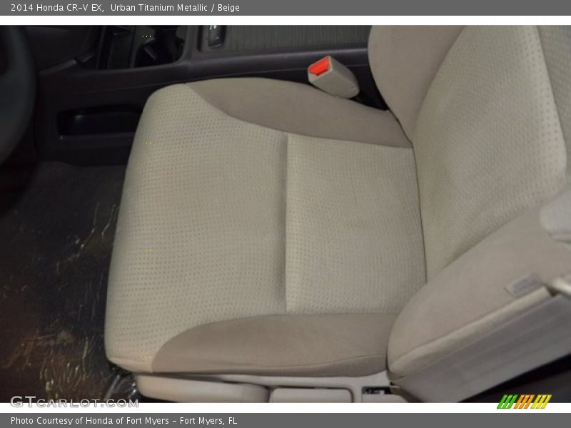 Urban Titanium Metallic / Beige 2014 Honda CR-V EX