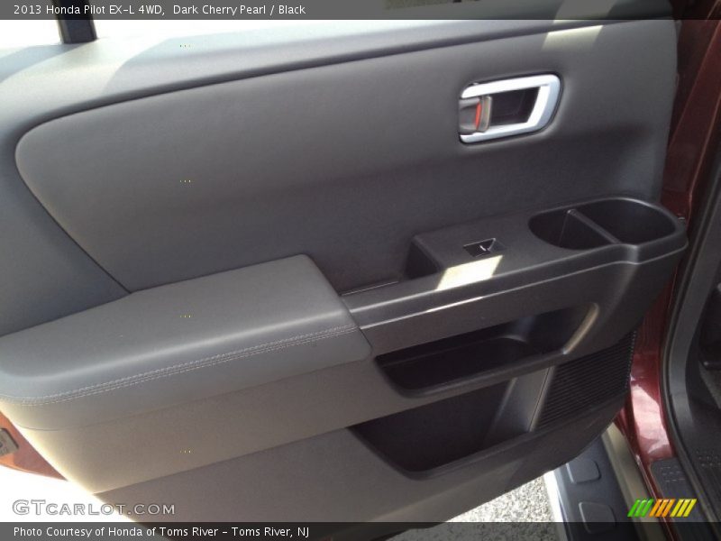 Dark Cherry Pearl / Black 2013 Honda Pilot EX-L 4WD