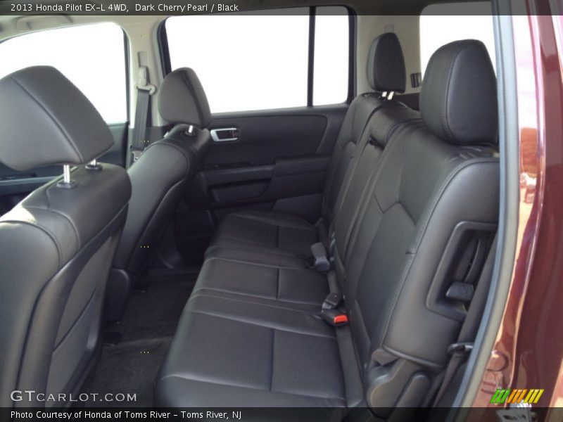 Dark Cherry Pearl / Black 2013 Honda Pilot EX-L 4WD