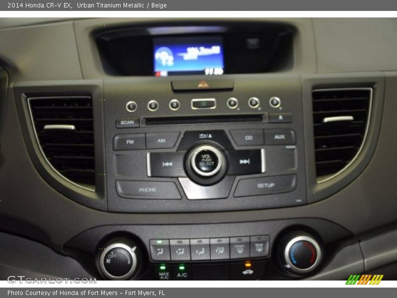 Urban Titanium Metallic / Beige 2014 Honda CR-V EX