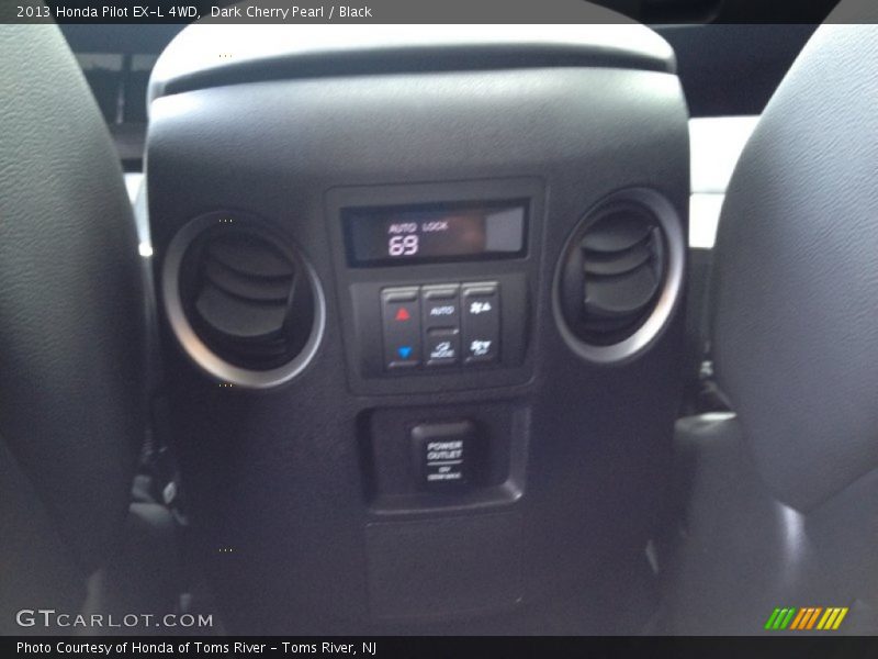 Dark Cherry Pearl / Black 2013 Honda Pilot EX-L 4WD
