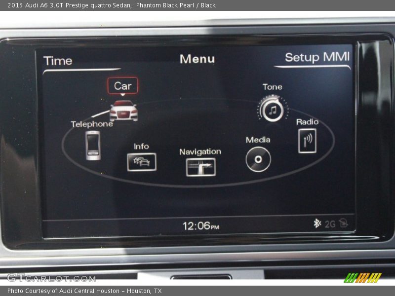 Phantom Black Pearl / Black 2015 Audi A6 3.0T Prestige quattro Sedan