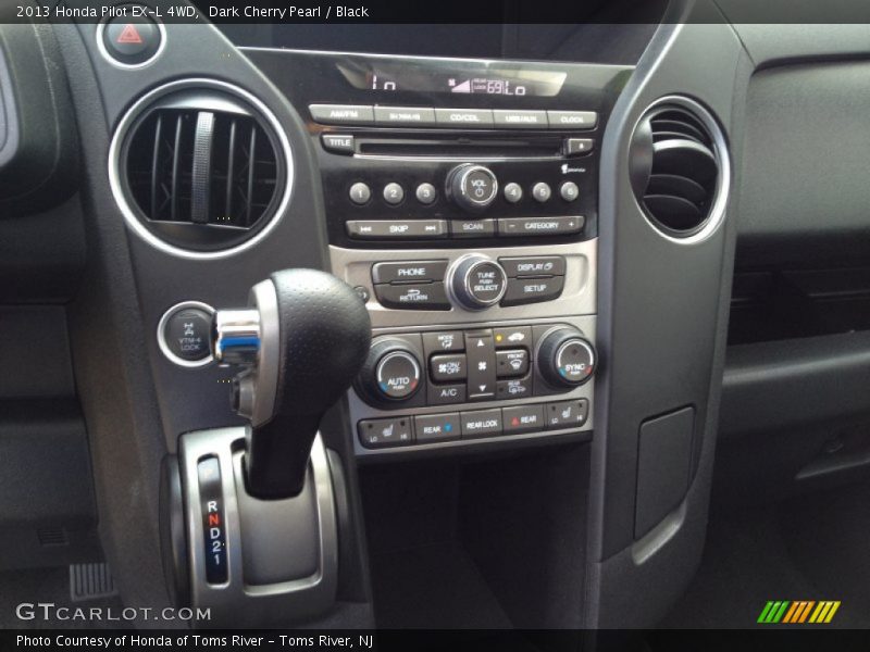 Dark Cherry Pearl / Black 2013 Honda Pilot EX-L 4WD