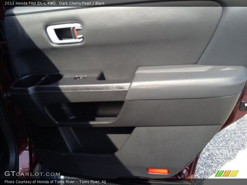 Dark Cherry Pearl / Black 2013 Honda Pilot EX-L 4WD