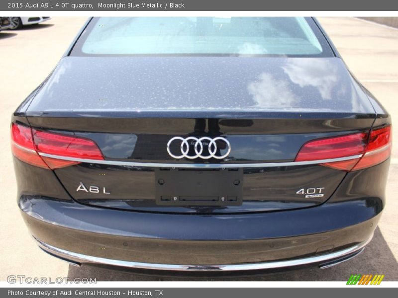 Moonlight Blue Metallic / Black 2015 Audi A8 L 4.0T quattro