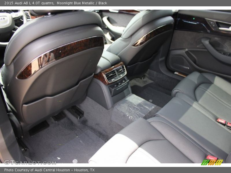 Moonlight Blue Metallic / Black 2015 Audi A8 L 4.0T quattro