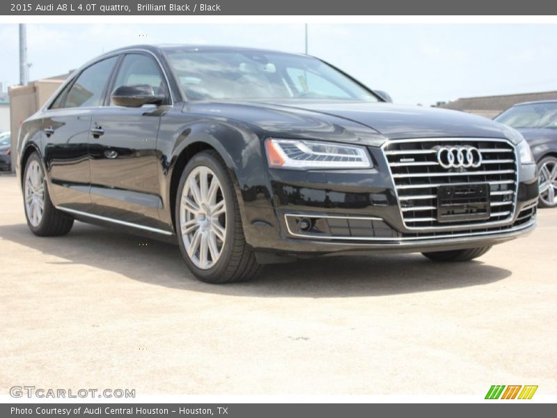 Brilliant Black / Black 2015 Audi A8 L 4.0T quattro