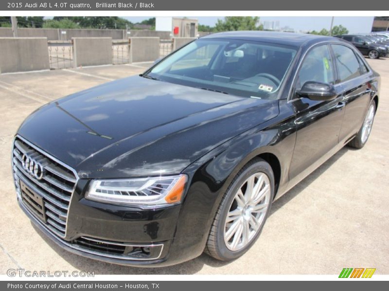 Brilliant Black / Black 2015 Audi A8 L 4.0T quattro
