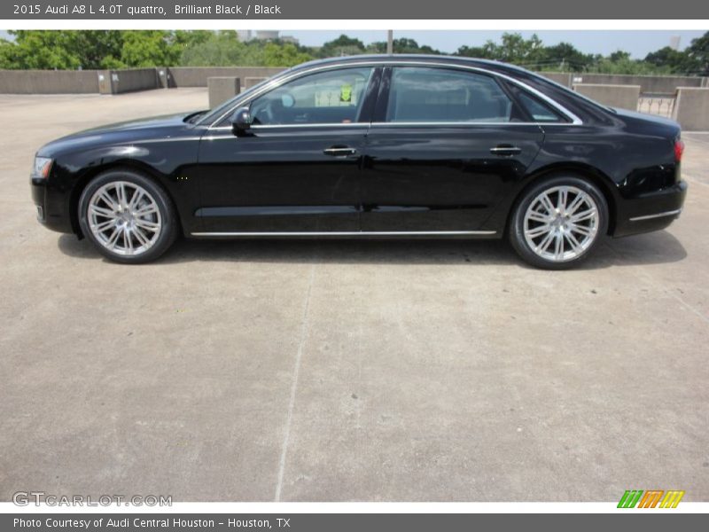 Brilliant Black / Black 2015 Audi A8 L 4.0T quattro