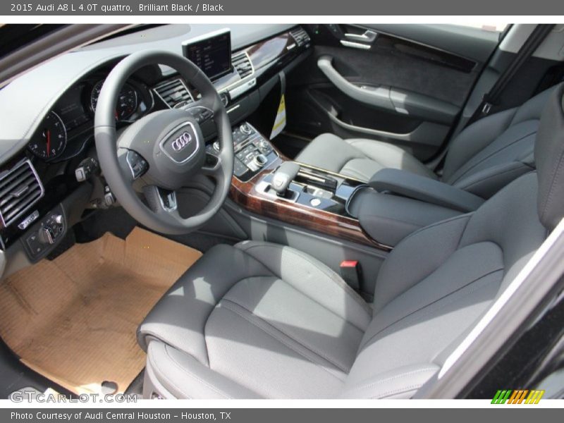 Brilliant Black / Black 2015 Audi A8 L 4.0T quattro