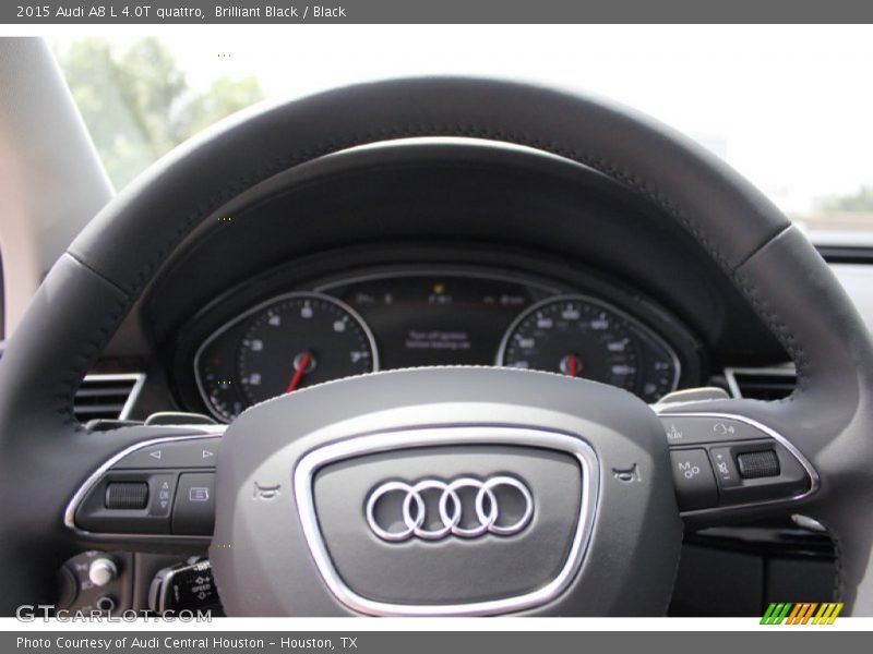 Brilliant Black / Black 2015 Audi A8 L 4.0T quattro