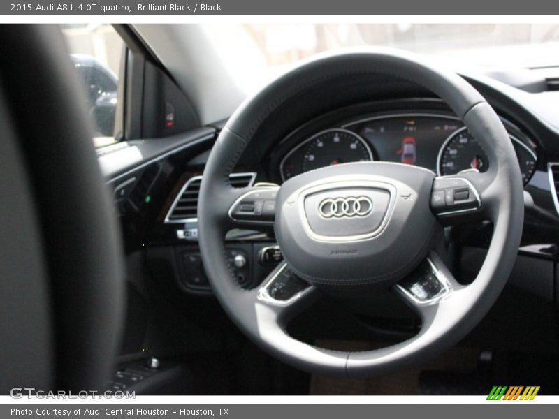 Brilliant Black / Black 2015 Audi A8 L 4.0T quattro