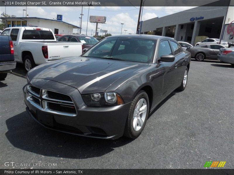 Granite Crystal Metallic / Black 2014 Dodge Charger SE