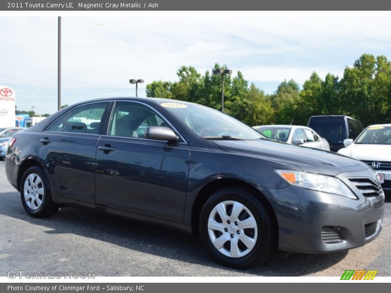 Magnetic Gray Metallic / Ash 2011 Toyota Camry LE