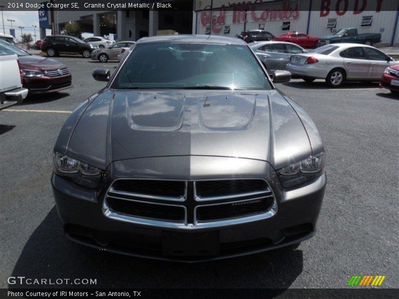 Granite Crystal Metallic / Black 2014 Dodge Charger SE
