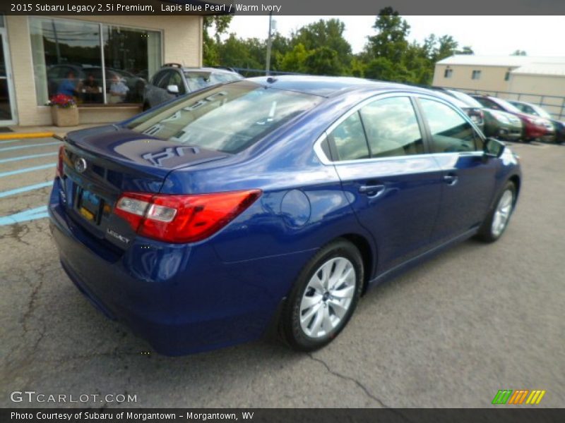 Lapis Blue Pearl / Warm Ivory 2015 Subaru Legacy 2.5i Premium