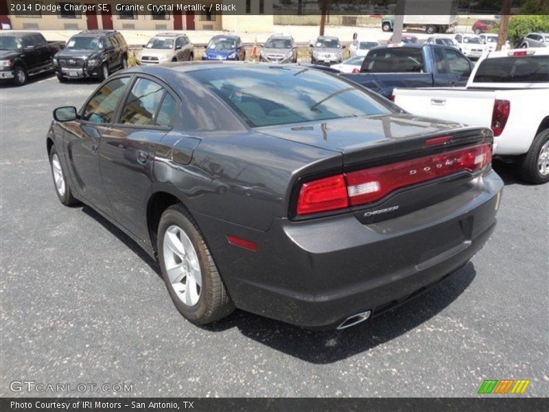 Granite Crystal Metallic / Black 2014 Dodge Charger SE