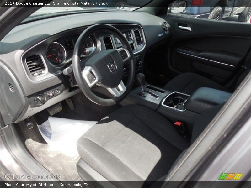 Granite Crystal Metallic / Black 2014 Dodge Charger SE