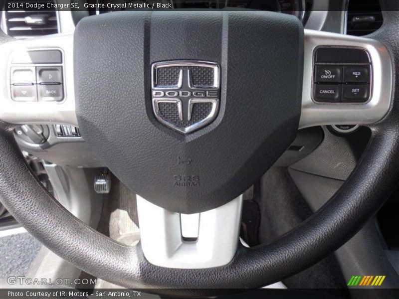 Granite Crystal Metallic / Black 2014 Dodge Charger SE