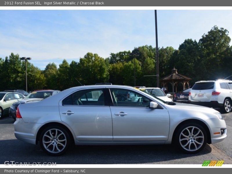 Ingot Silver Metallic / Charcoal Black 2012 Ford Fusion SEL