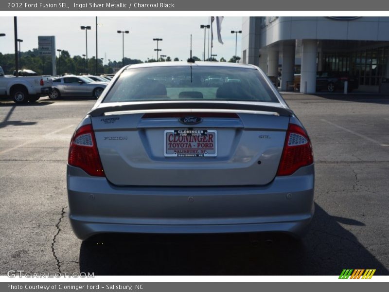 Ingot Silver Metallic / Charcoal Black 2012 Ford Fusion SEL