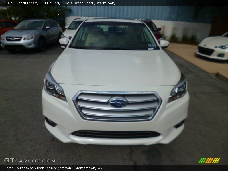 Crystal White Pearl / Warm Ivory 2015 Subaru Legacy 2.5i Limited