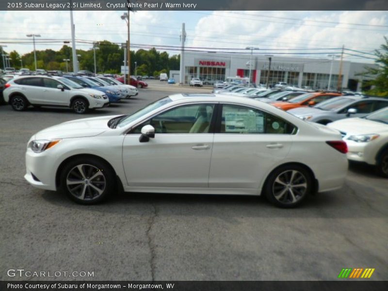 Crystal White Pearl / Warm Ivory 2015 Subaru Legacy 2.5i Limited