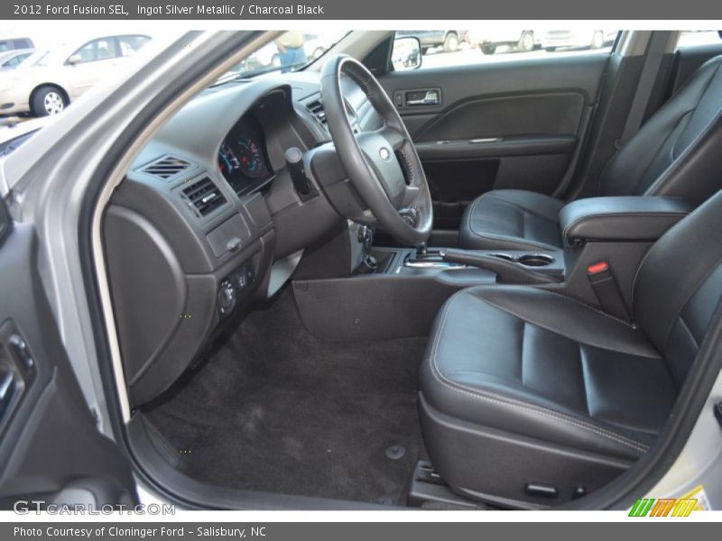 Ingot Silver Metallic / Charcoal Black 2012 Ford Fusion SEL
