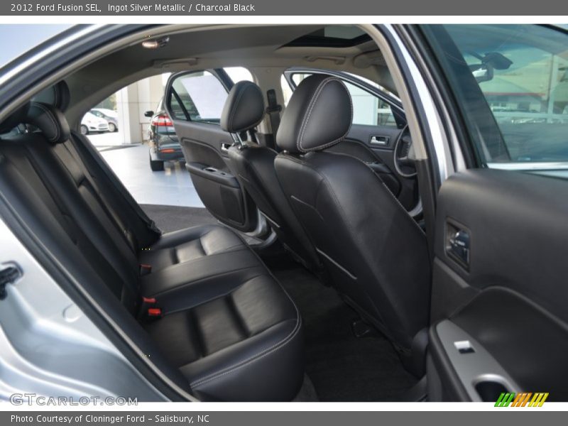 Ingot Silver Metallic / Charcoal Black 2012 Ford Fusion SEL
