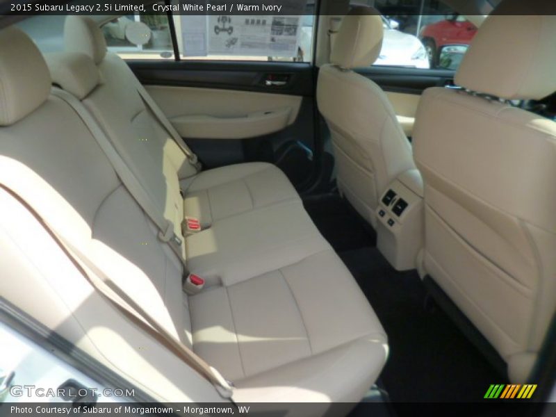 Crystal White Pearl / Warm Ivory 2015 Subaru Legacy 2.5i Limited