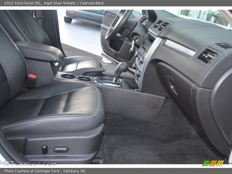 Ingot Silver Metallic / Charcoal Black 2012 Ford Fusion SEL