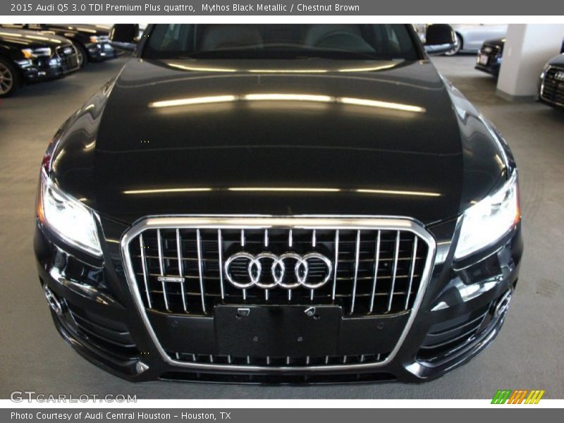 Mythos Black Metallic / Chestnut Brown 2015 Audi Q5 3.0 TDI Premium Plus quattro