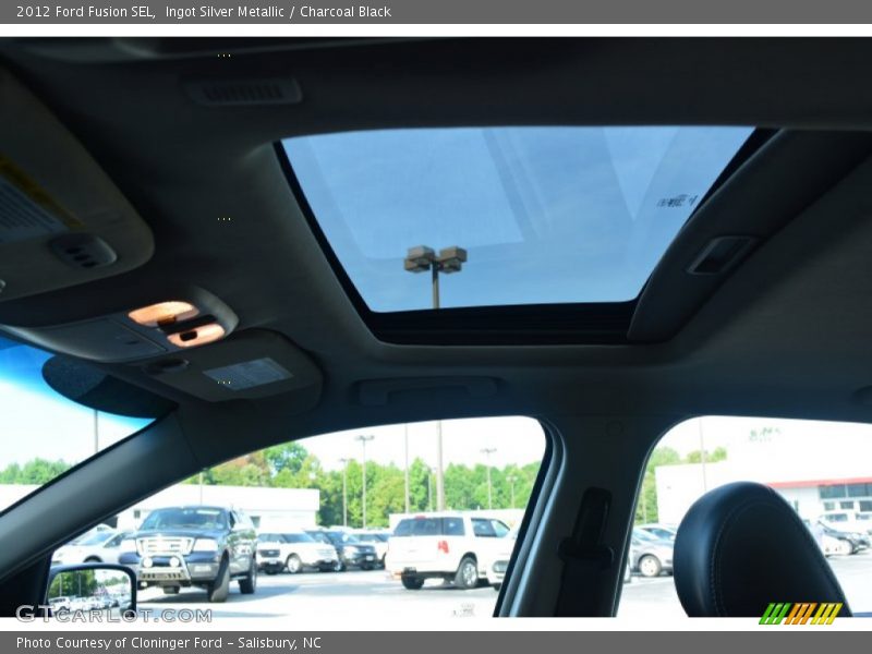 Ingot Silver Metallic / Charcoal Black 2012 Ford Fusion SEL