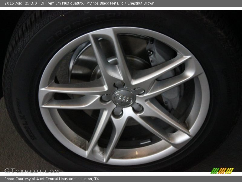 Mythos Black Metallic / Chestnut Brown 2015 Audi Q5 3.0 TDI Premium Plus quattro
