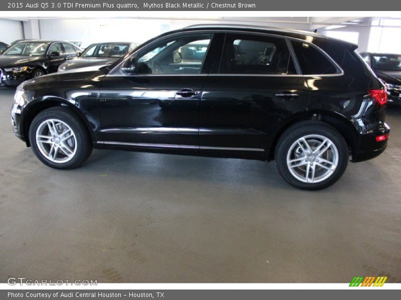 Mythos Black Metallic / Chestnut Brown 2015 Audi Q5 3.0 TDI Premium Plus quattro