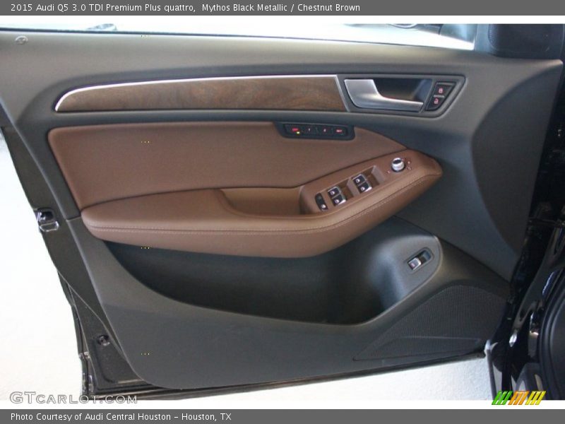 Mythos Black Metallic / Chestnut Brown 2015 Audi Q5 3.0 TDI Premium Plus quattro