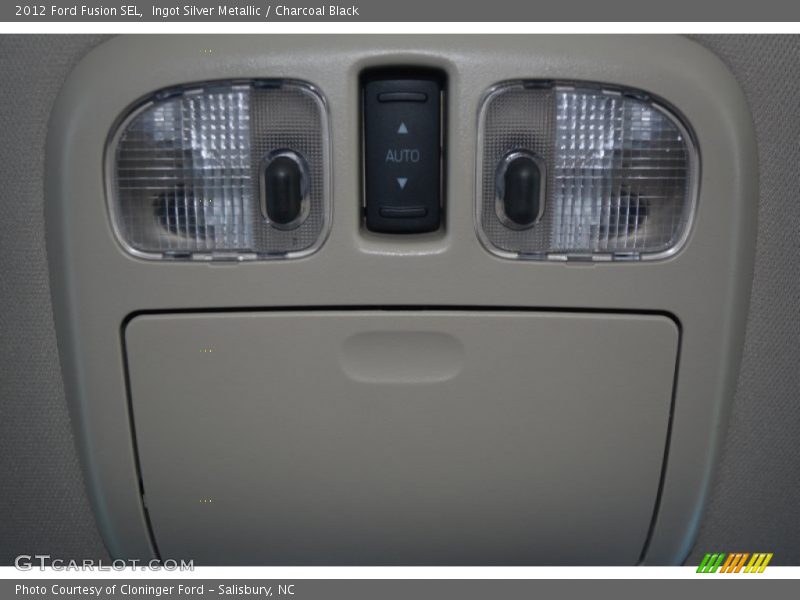 Ingot Silver Metallic / Charcoal Black 2012 Ford Fusion SEL