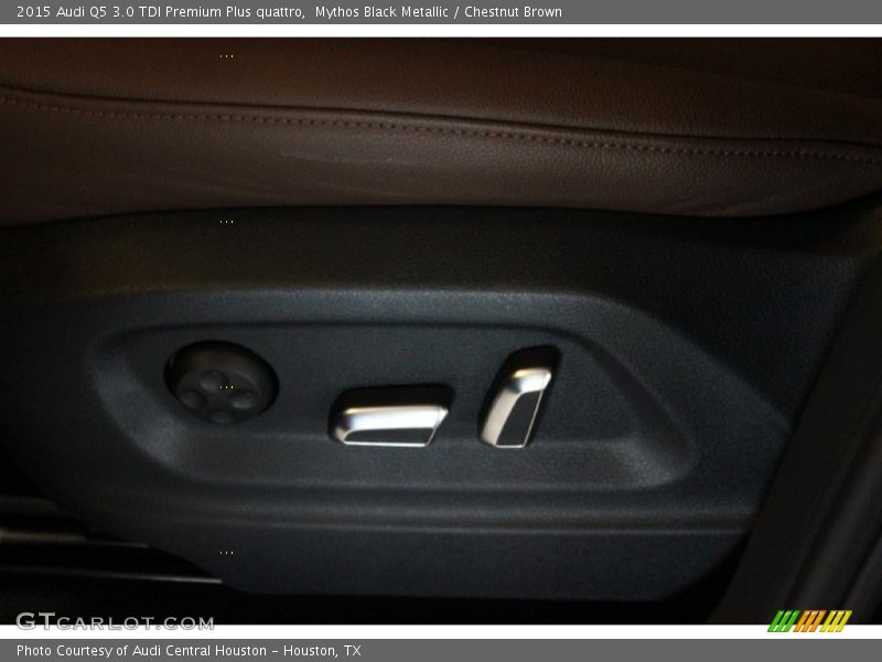 Mythos Black Metallic / Chestnut Brown 2015 Audi Q5 3.0 TDI Premium Plus quattro