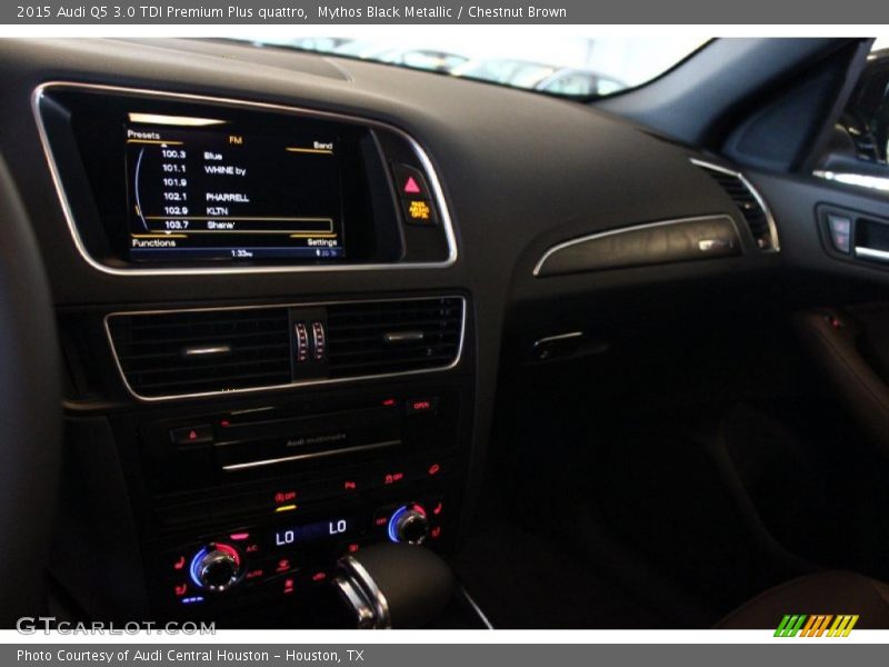 Mythos Black Metallic / Chestnut Brown 2015 Audi Q5 3.0 TDI Premium Plus quattro