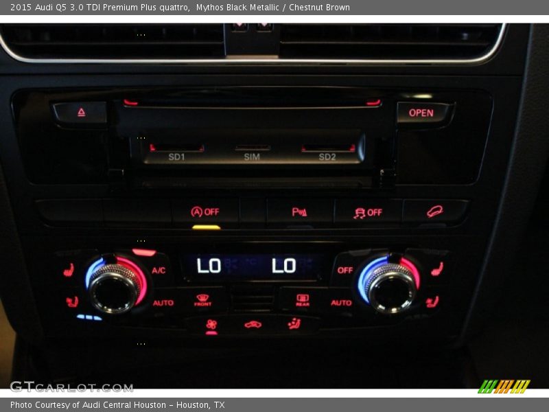 Mythos Black Metallic / Chestnut Brown 2015 Audi Q5 3.0 TDI Premium Plus quattro