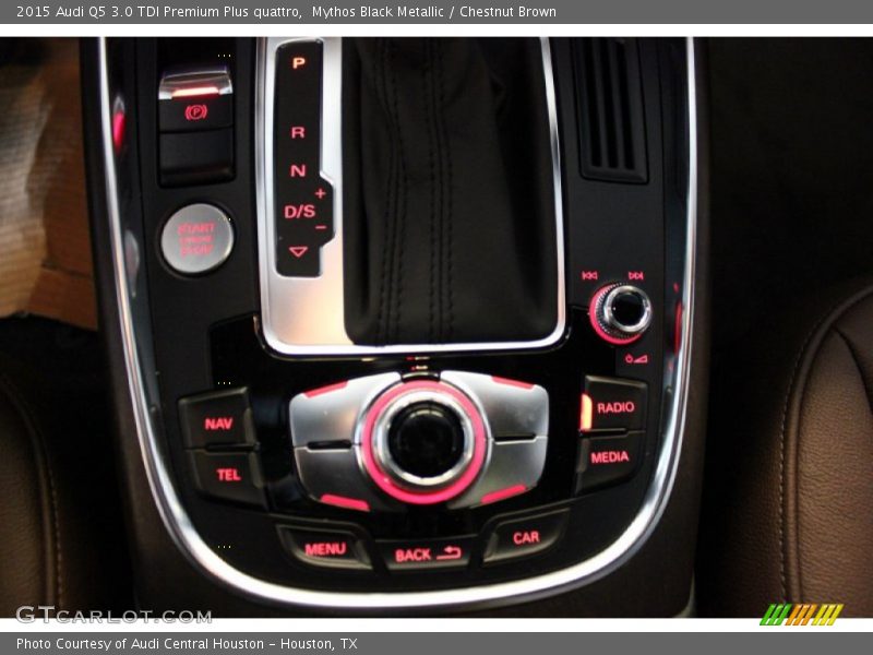 Mythos Black Metallic / Chestnut Brown 2015 Audi Q5 3.0 TDI Premium Plus quattro