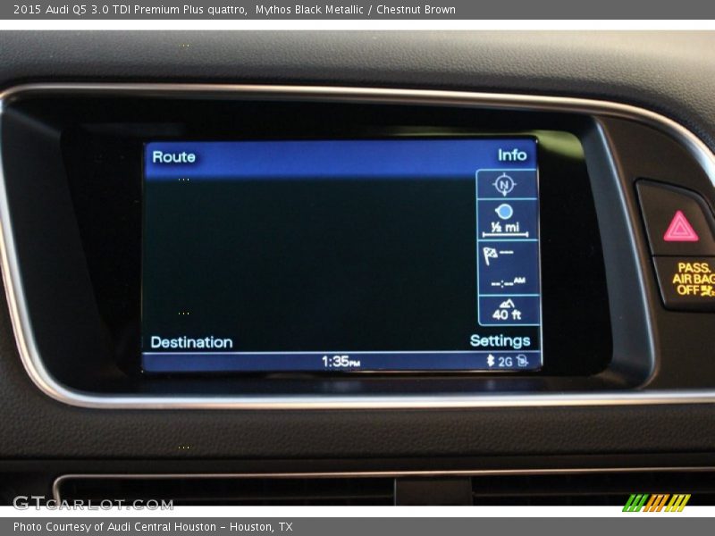 Mythos Black Metallic / Chestnut Brown 2015 Audi Q5 3.0 TDI Premium Plus quattro
