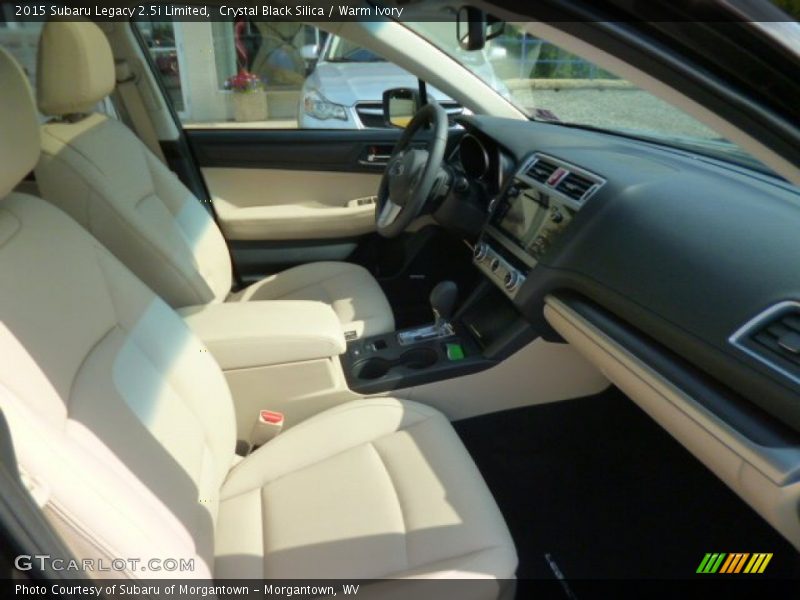 Crystal Black Silica / Warm Ivory 2015 Subaru Legacy 2.5i Limited
