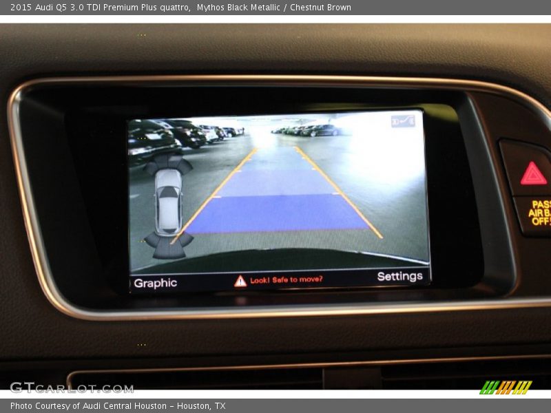 Mythos Black Metallic / Chestnut Brown 2015 Audi Q5 3.0 TDI Premium Plus quattro