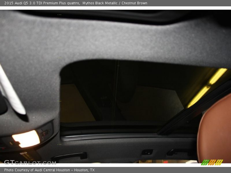 Mythos Black Metallic / Chestnut Brown 2015 Audi Q5 3.0 TDI Premium Plus quattro