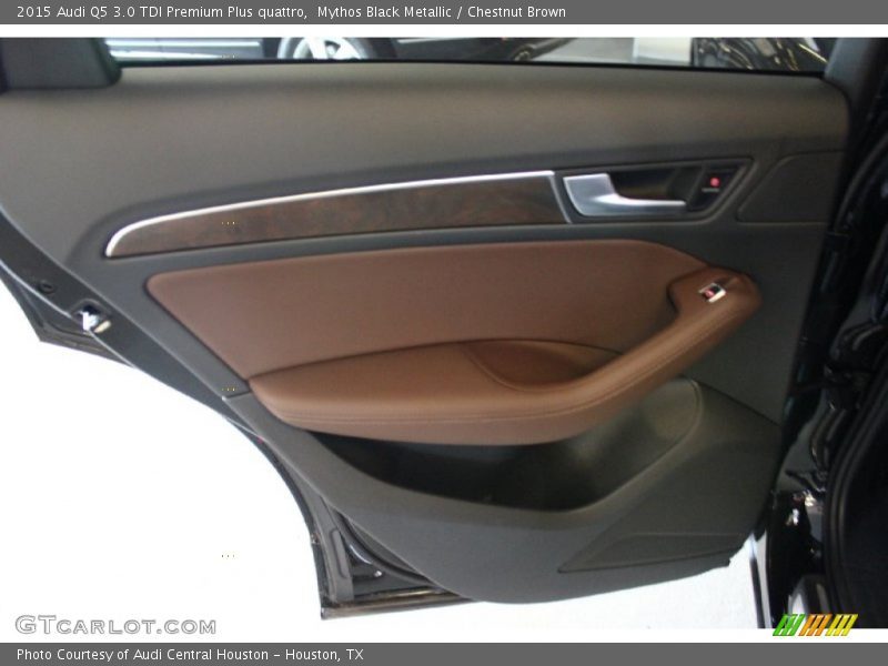 Mythos Black Metallic / Chestnut Brown 2015 Audi Q5 3.0 TDI Premium Plus quattro
