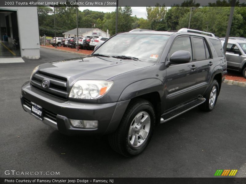 Galactic Gray Mica / Stone 2003 Toyota 4Runner Limited 4x4