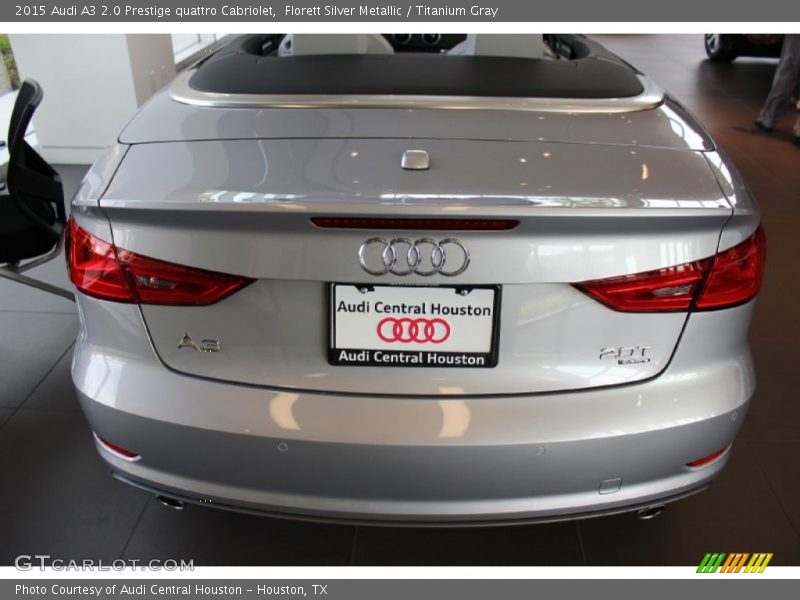 Florett Silver Metallic / Titanium Gray 2015 Audi A3 2.0 Prestige quattro Cabriolet