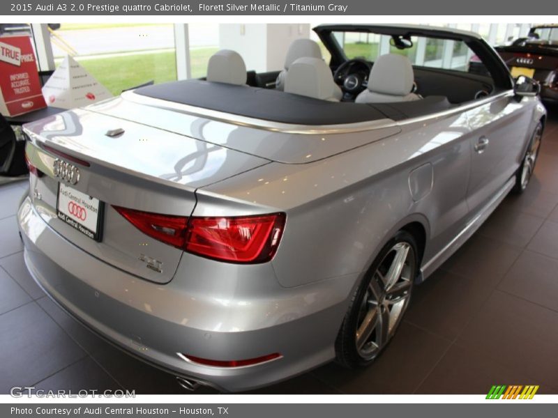 Florett Silver Metallic / Titanium Gray 2015 Audi A3 2.0 Prestige quattro Cabriolet