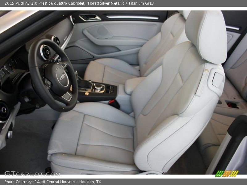 Front Seat of 2015 A3 2.0 Prestige quattro Cabriolet